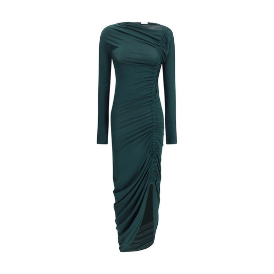 Bicolor Viscose Casual Dress