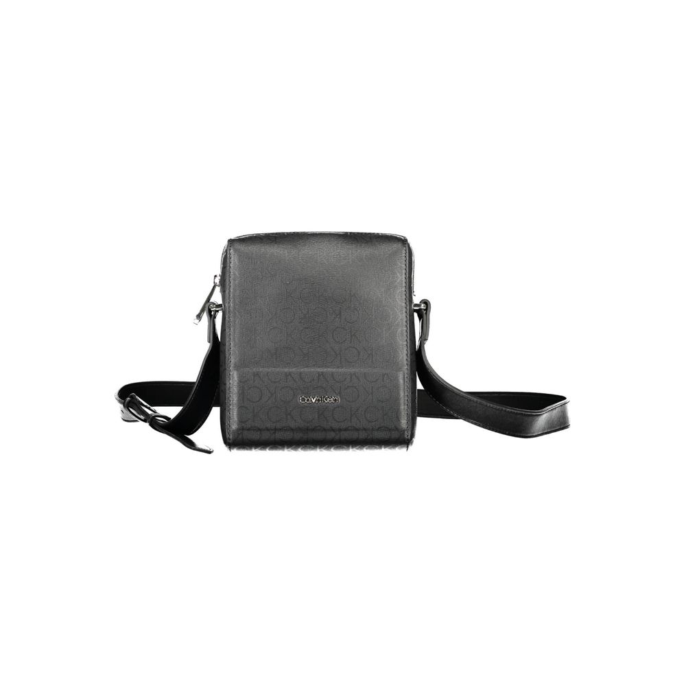 Nero Poliestere Men Shoulder Bag