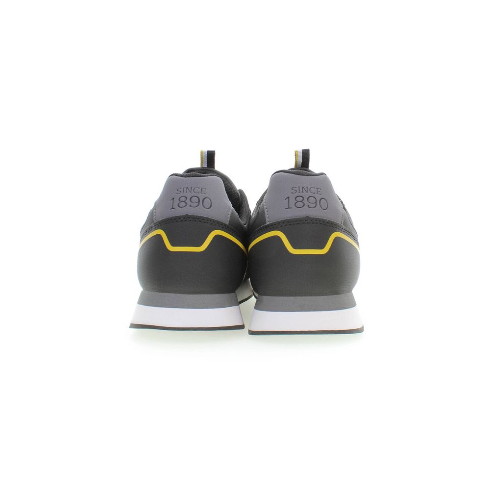 Nero Polyurethane Men Sneaker