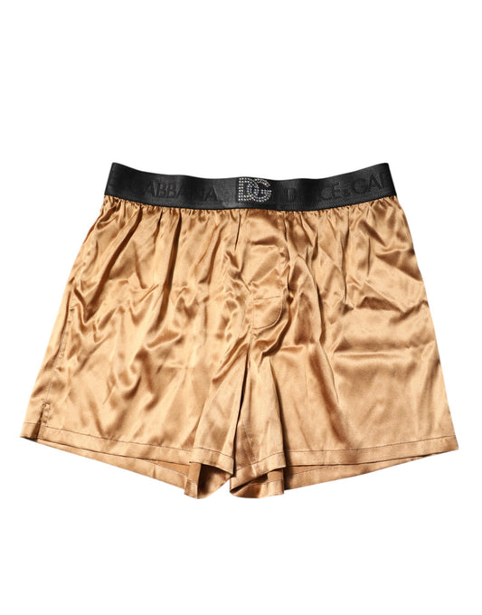 Beige Men Regular Boxer Eye Mask Set Underwear