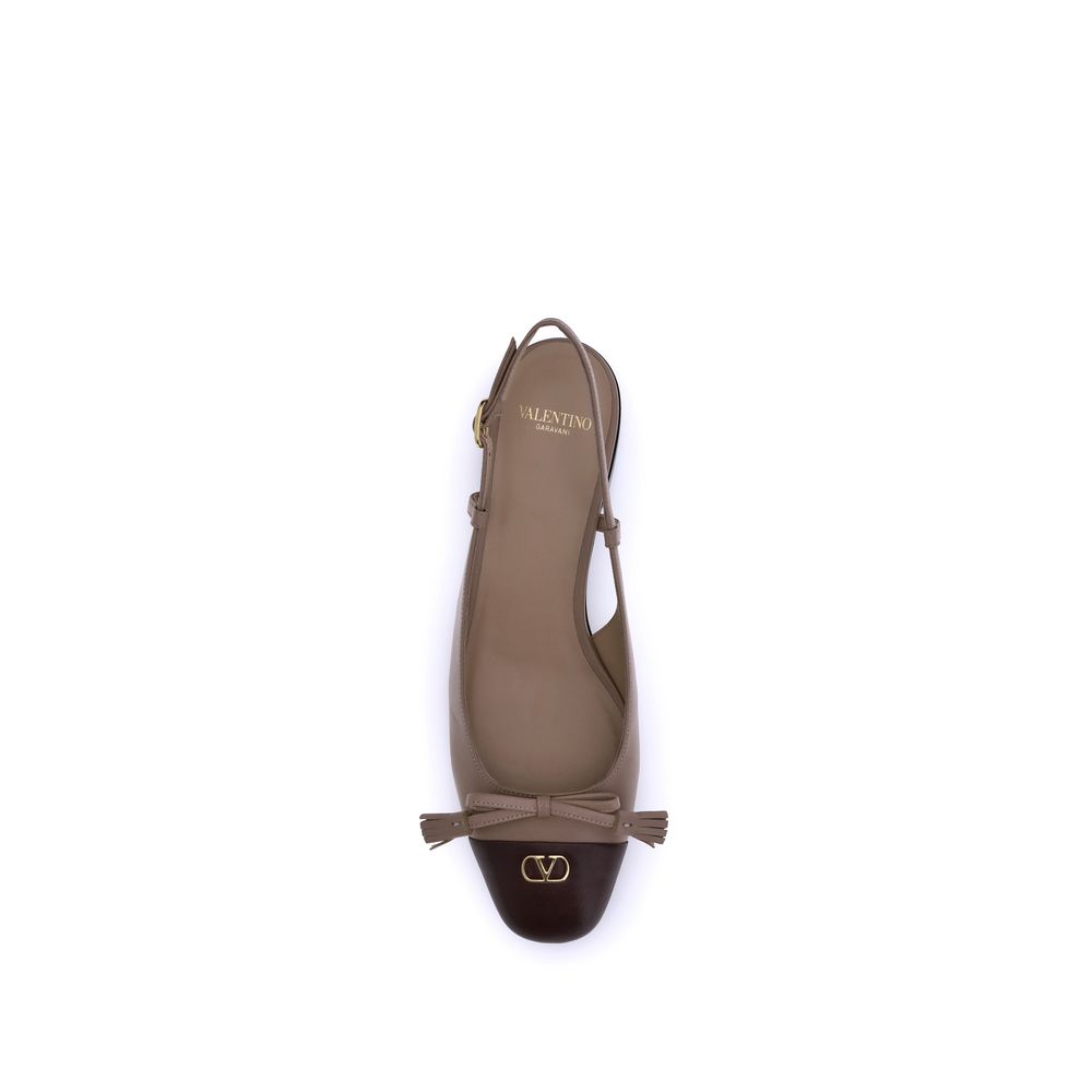 Multicolor Goatskin Ballet Flats