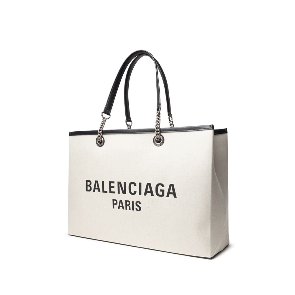 Gray Cotton Tote Bag