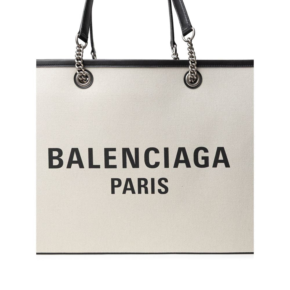 Gray Cotton Tote Bag