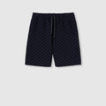 Gucci Shorts in viscosa di cotone doppiato con stampa