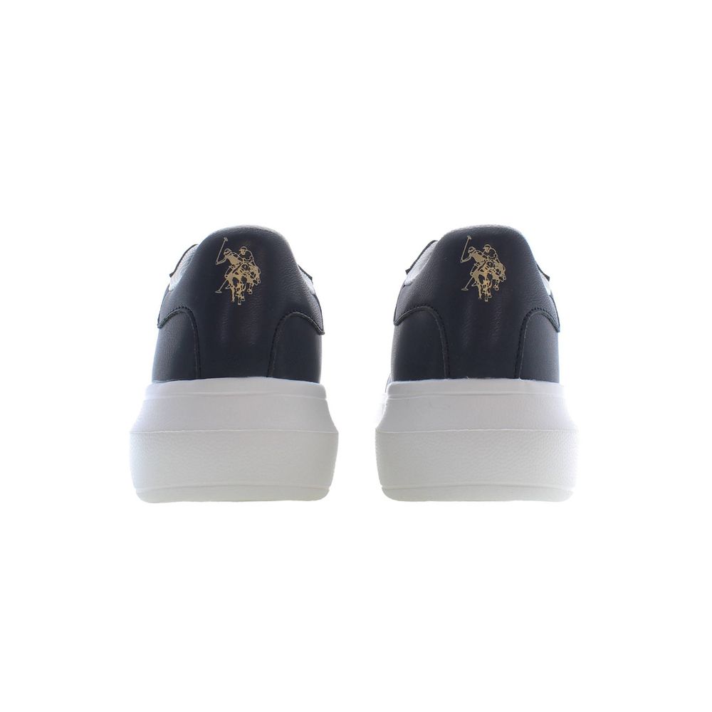 Blue Polyester Women Sneaker