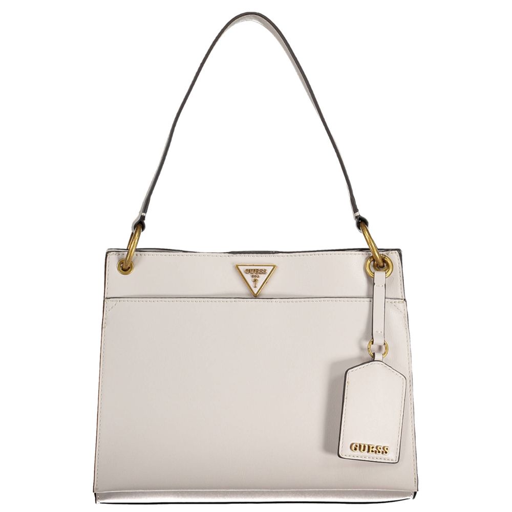 Grigio Polyurethane Women Handbag