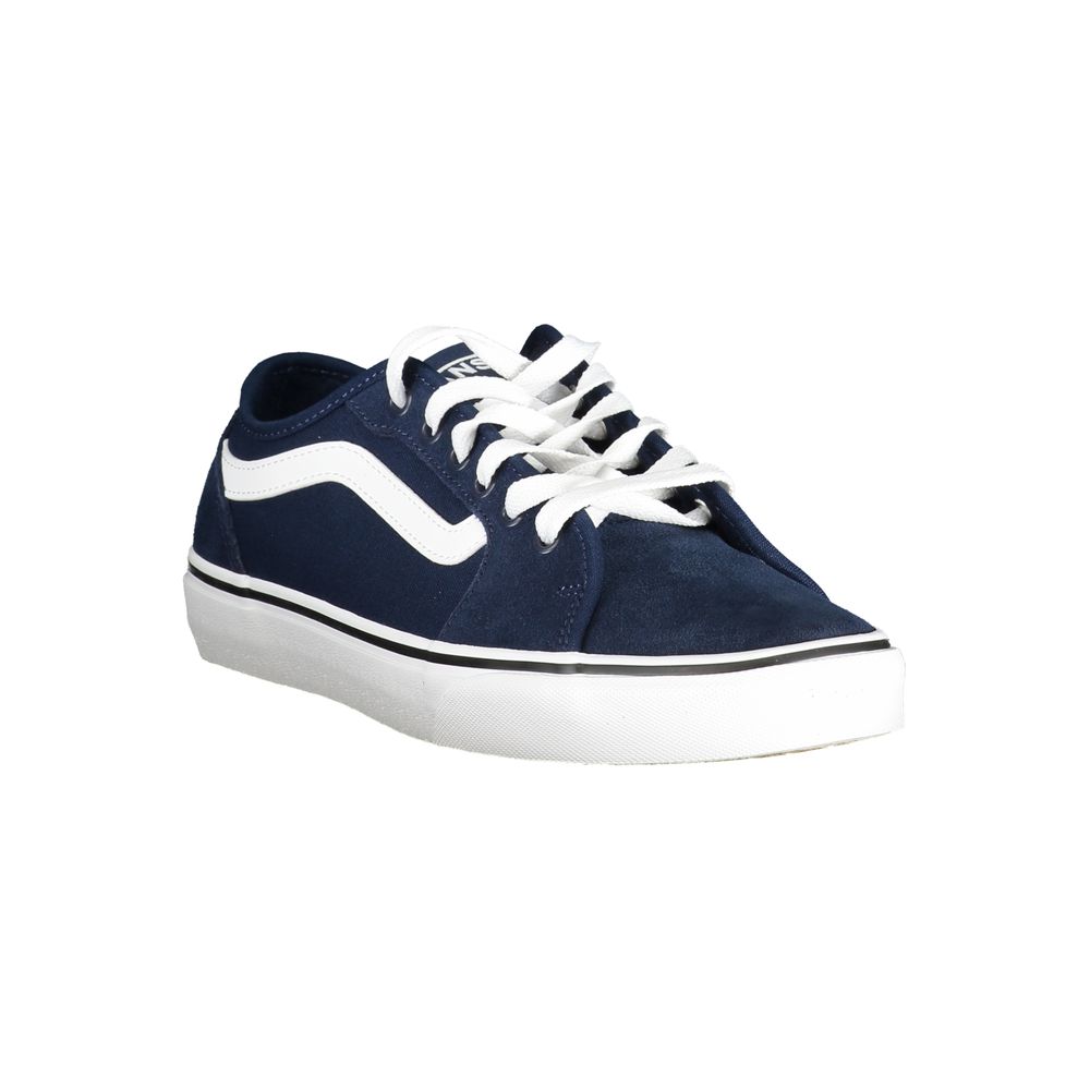 Blue Polyester Men Sneaker
