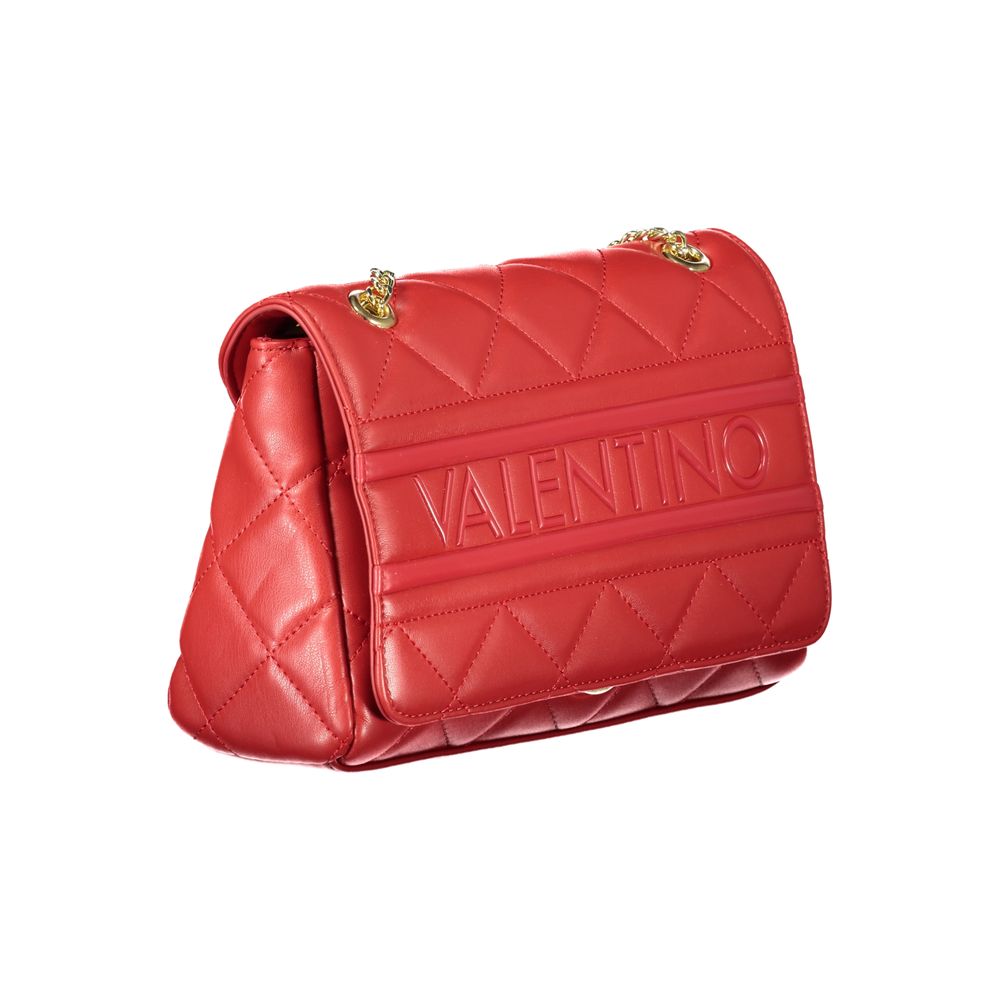 Rosso Polyurethane Women Handbag