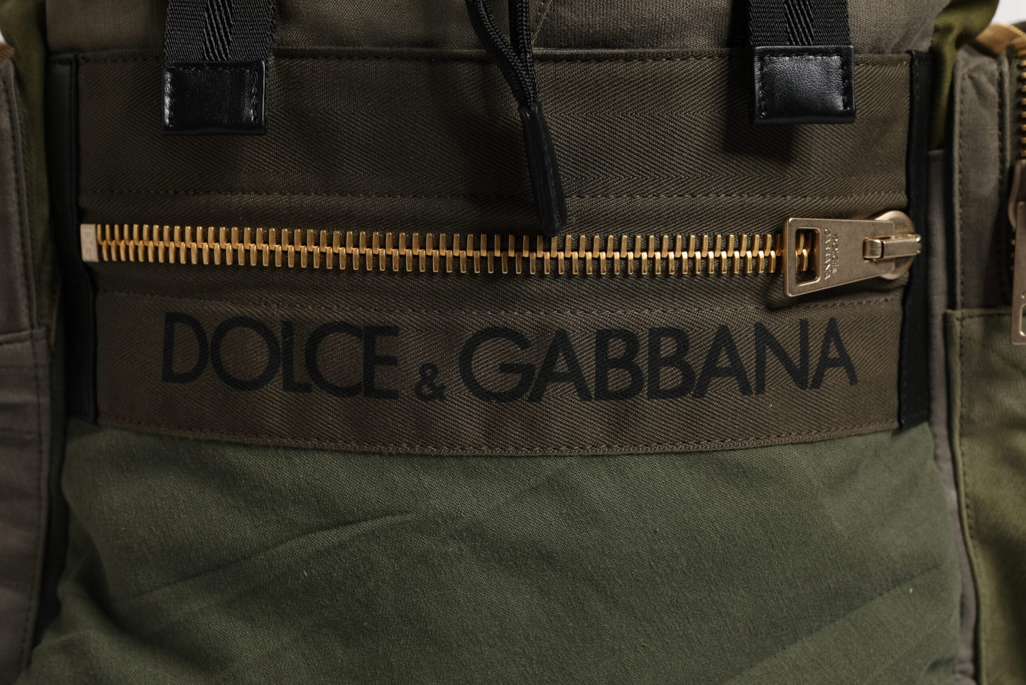 Military Green Patchwork Rucksack Backpack Bag