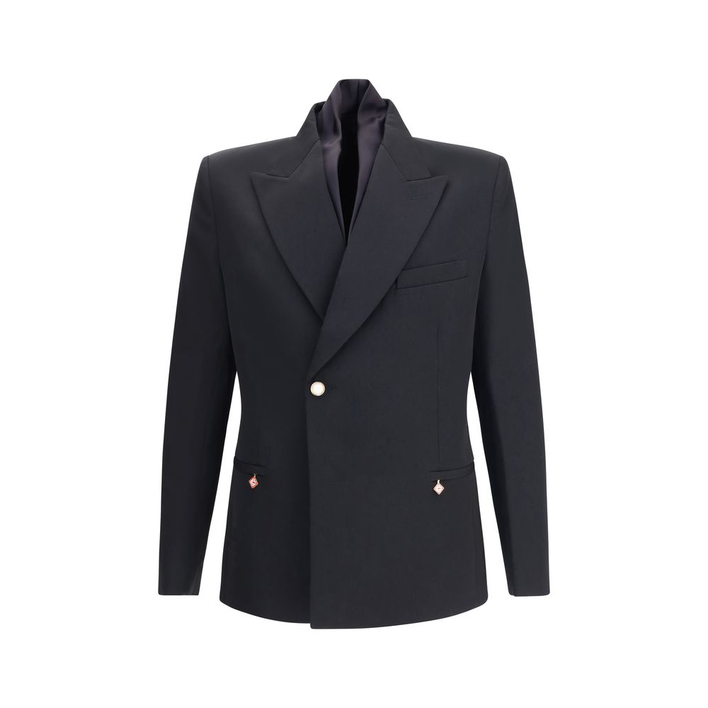 Black Wool Blazer