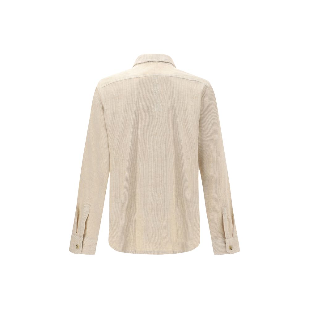 Beige Cotton Shirt