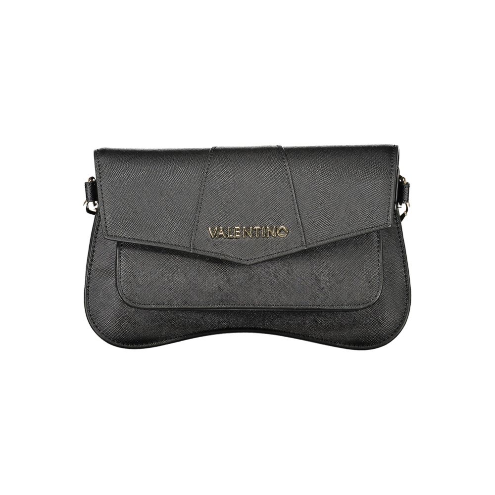 Black Polyurethane Women Handbag