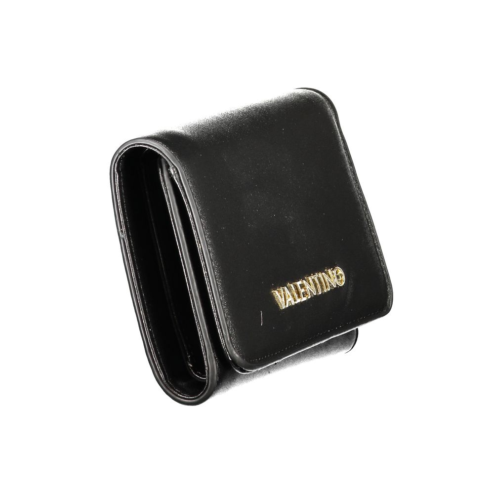 Nero Poliuretano Female Wallet