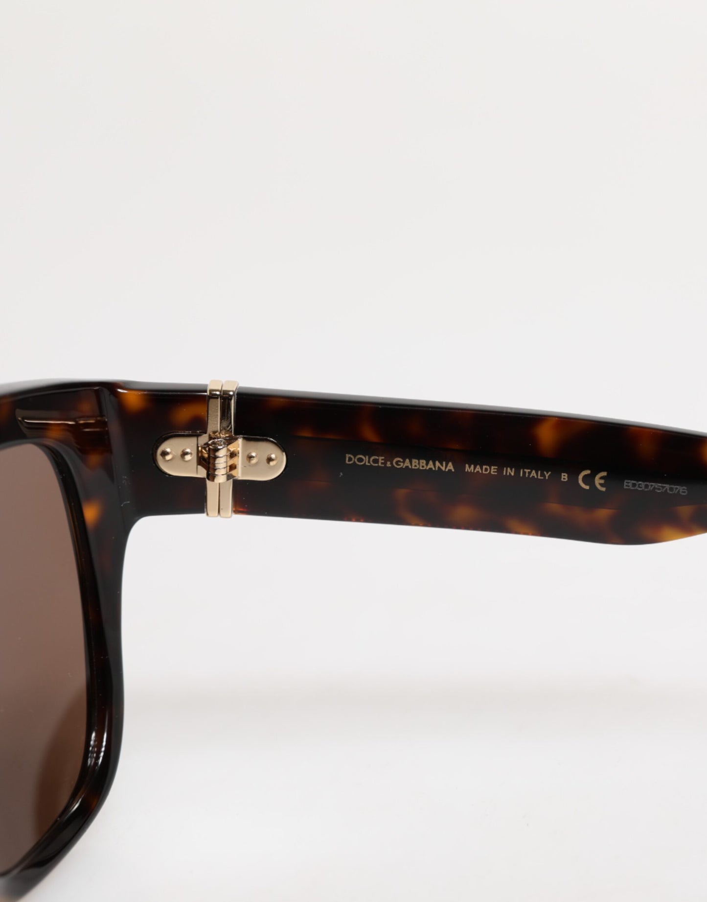 Dark Brown Havana DG4398F Square Frame Eyewear Sunglasses