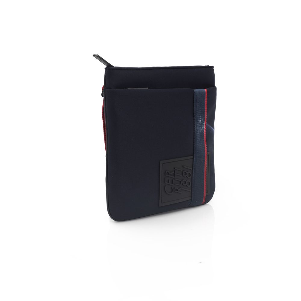 Blue Polyester Women Crossbody Bag