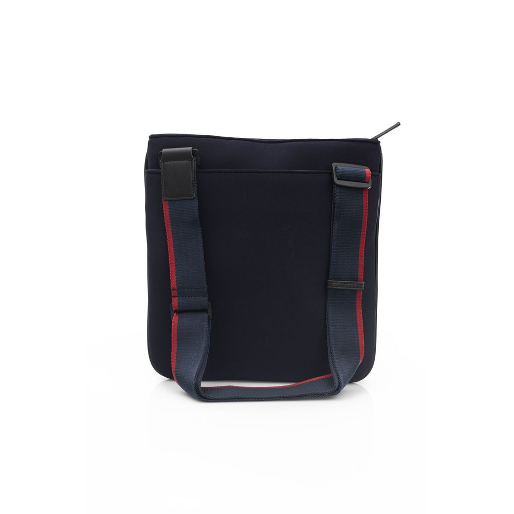 Blue Polyester Women Crossbody Bag