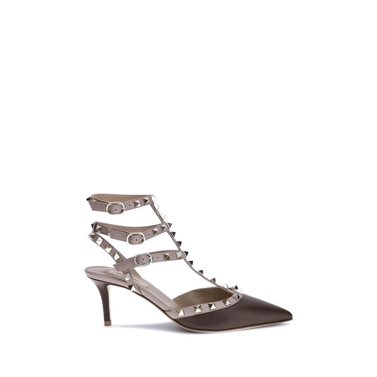Brown Calf Leather Bos Taurus High Heel Pumps