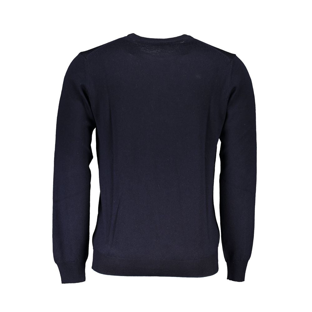Blu Tessuto Uomo Maglia