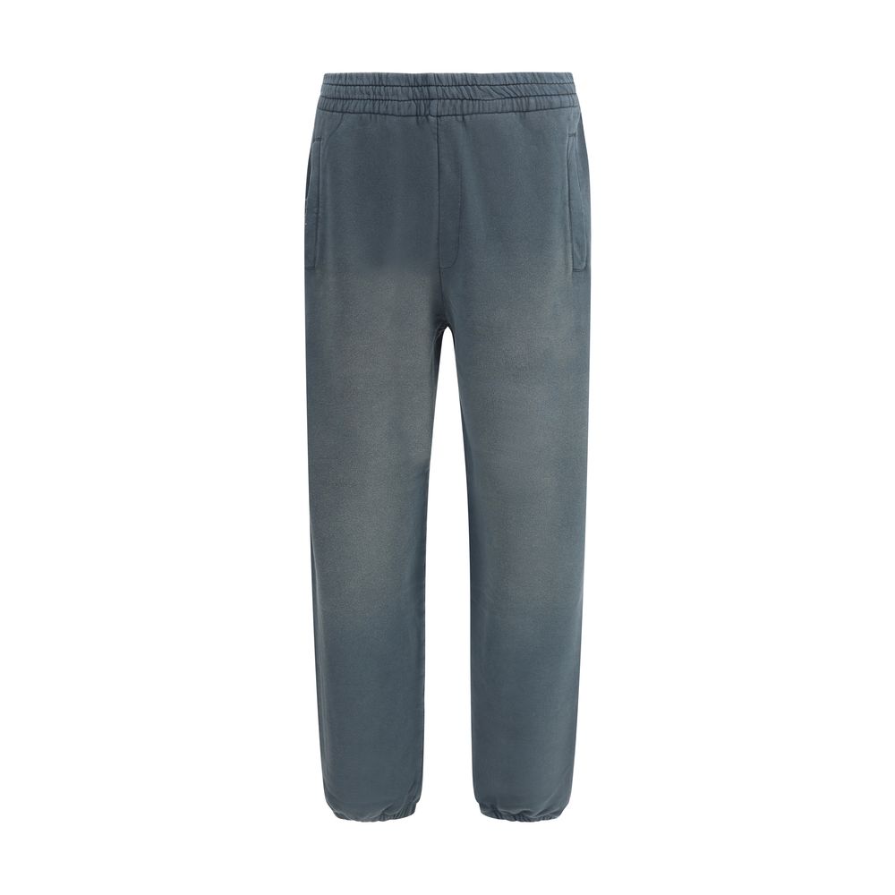 Black Cotton Athletic Pants