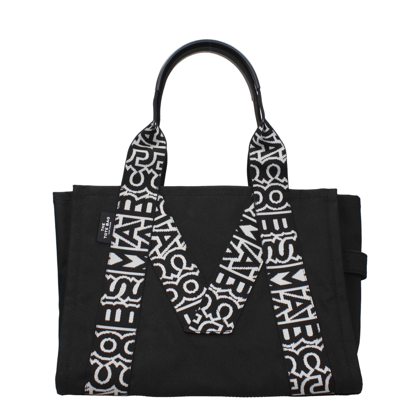Black Fabric Shoulder Bag
