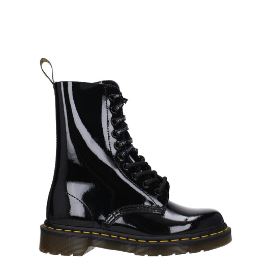 Black Leather Ankle Boots