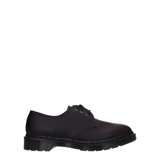 Purple Leather Oxfords And Derbies
