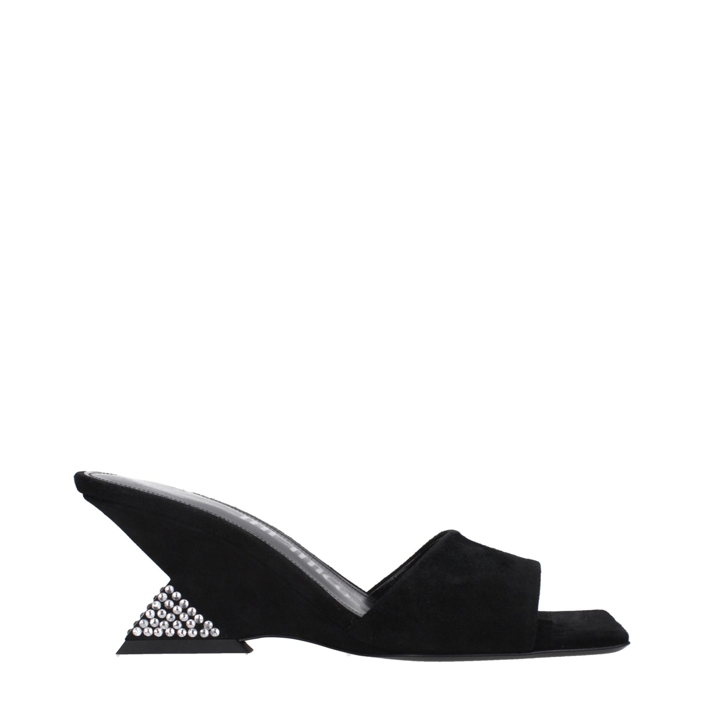 Black Leather Platform Sandals