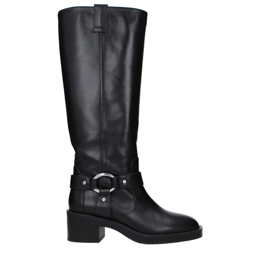 Black Leather Boots