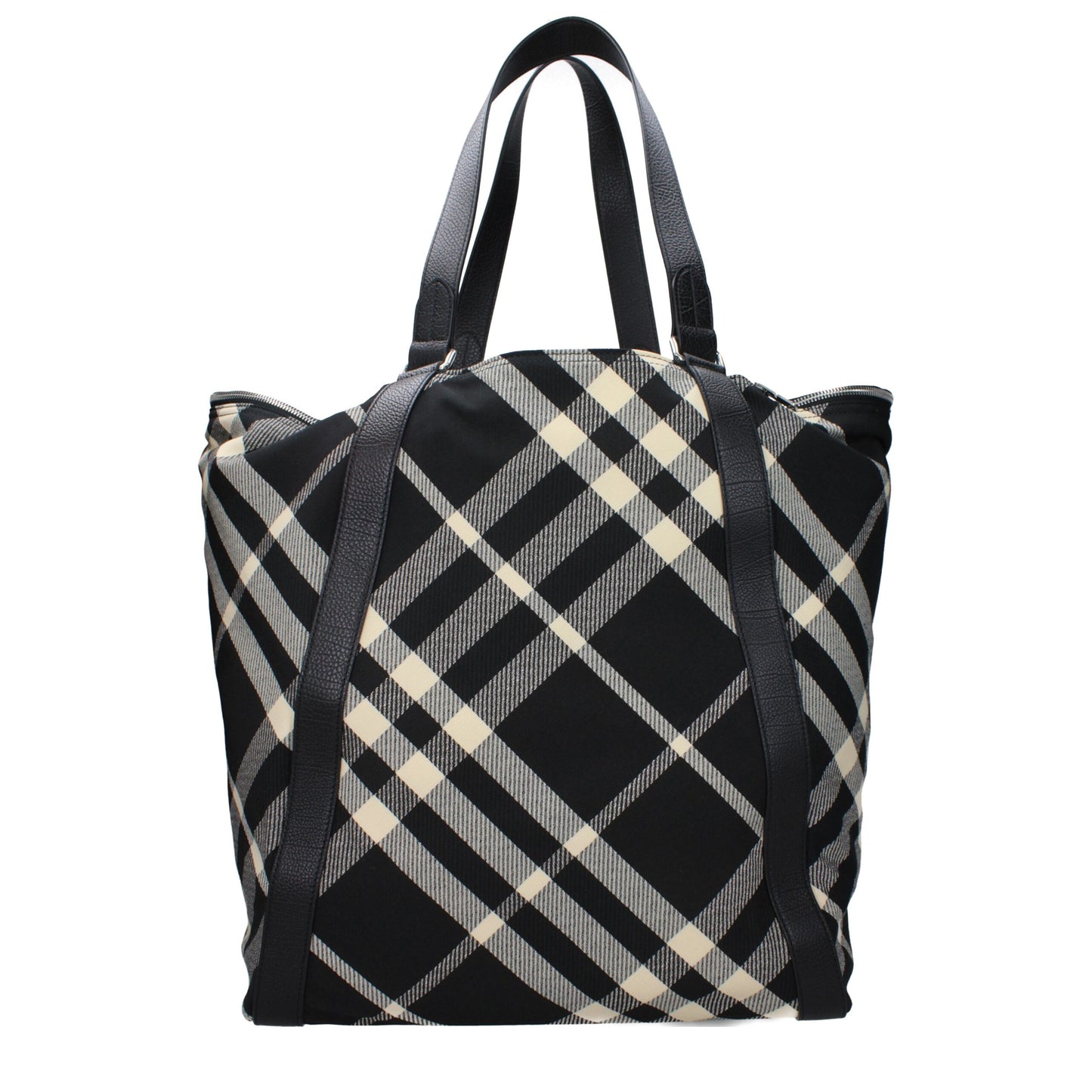Black Fabric Shoulder Bag