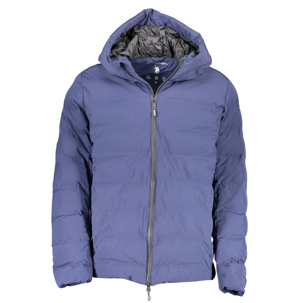 Blu Poliammide Men's Jacket
