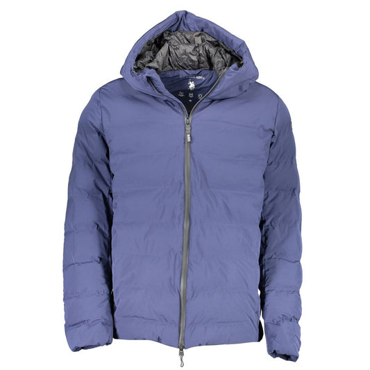 Blu Poliammide Men's Jacket