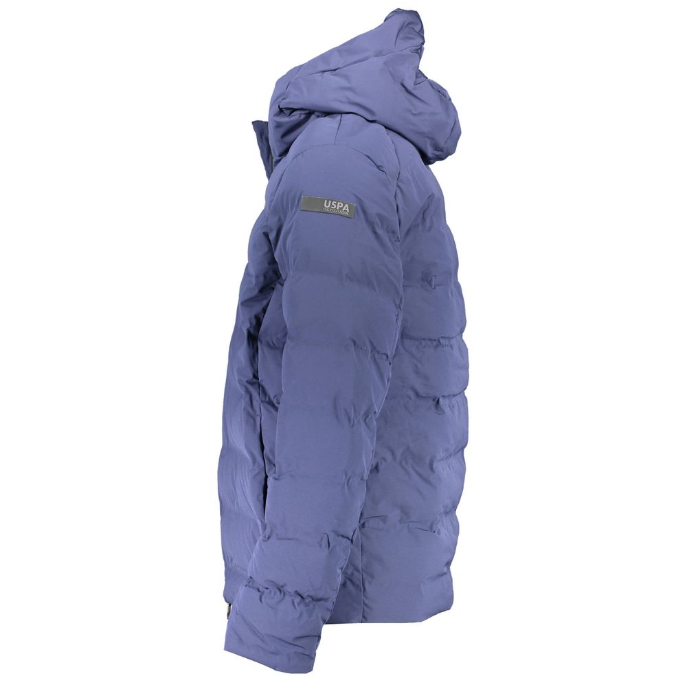 Blu Poliammide Men's Jacket