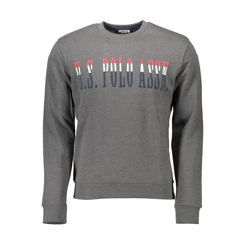 Gray Cotton Mens Sweatshirt
