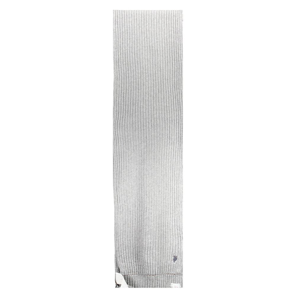 Grigio Wool-Blend Men Scarf