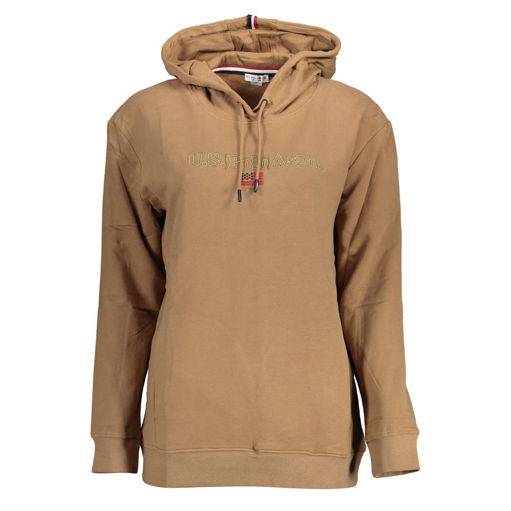 Marrone Cotton Women Sweatshirt