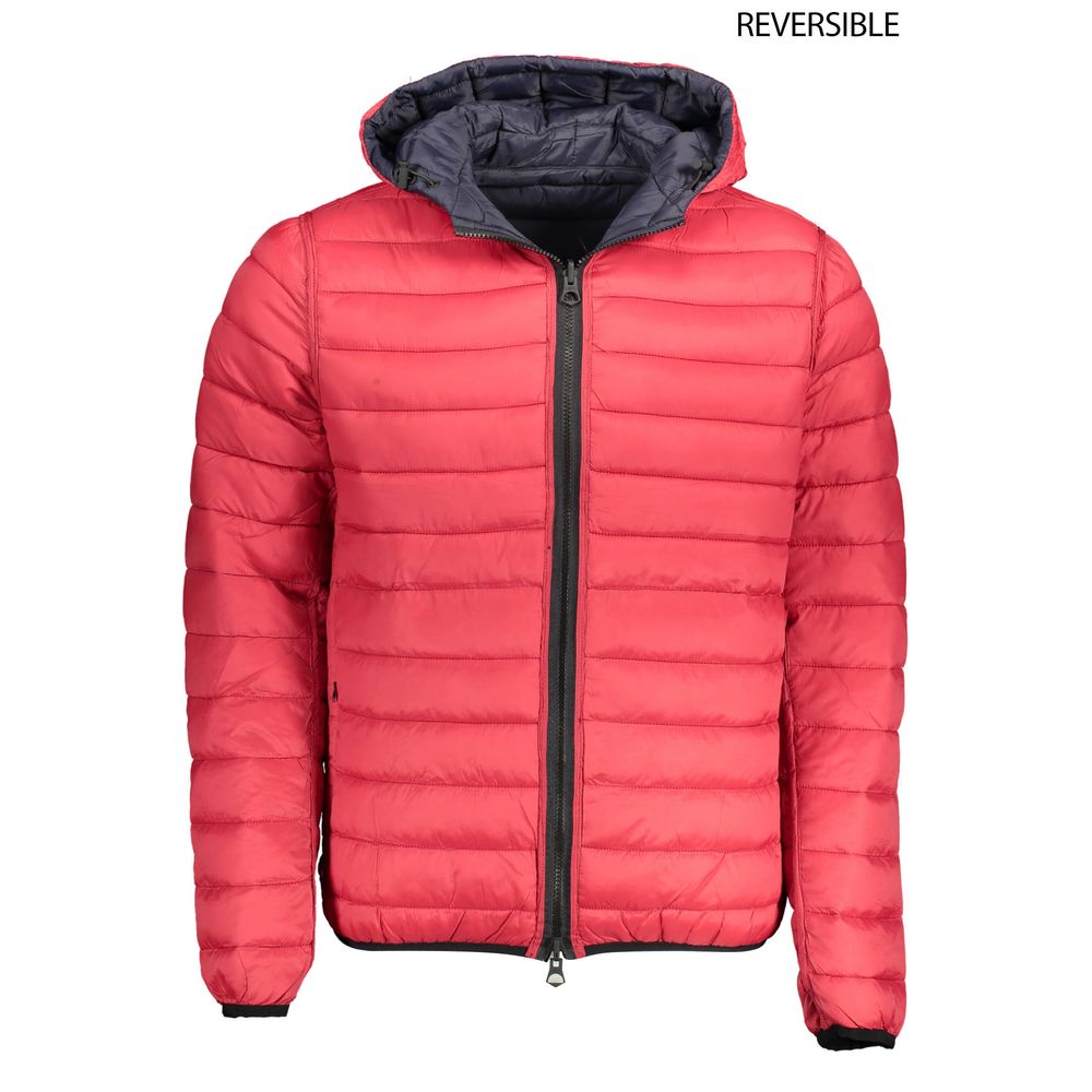 Blue Nylon Men's Reversible Jacket