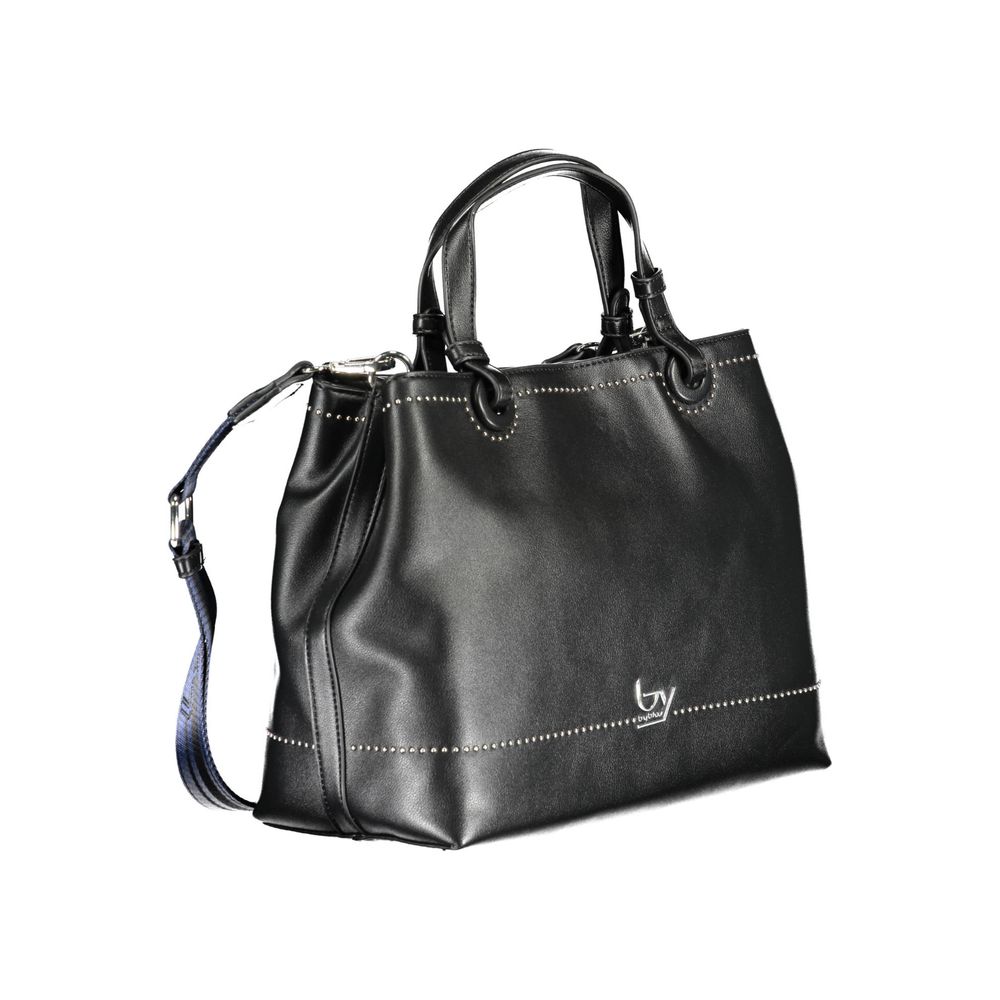 Nero Polyurethane Women Handbag
