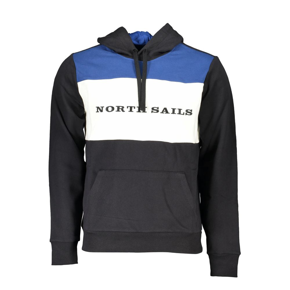 Black Cotton Men's Sweatshirt