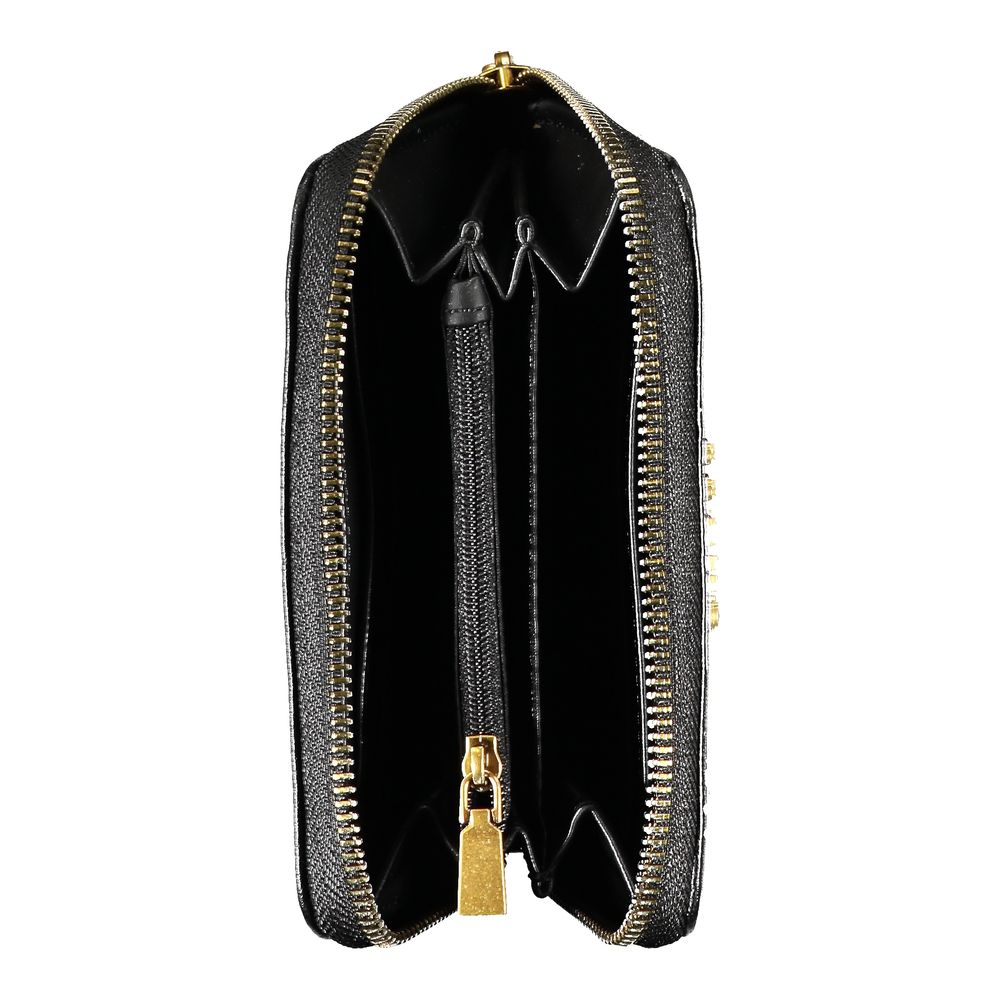 Nero Poliuretano Women Wallet
