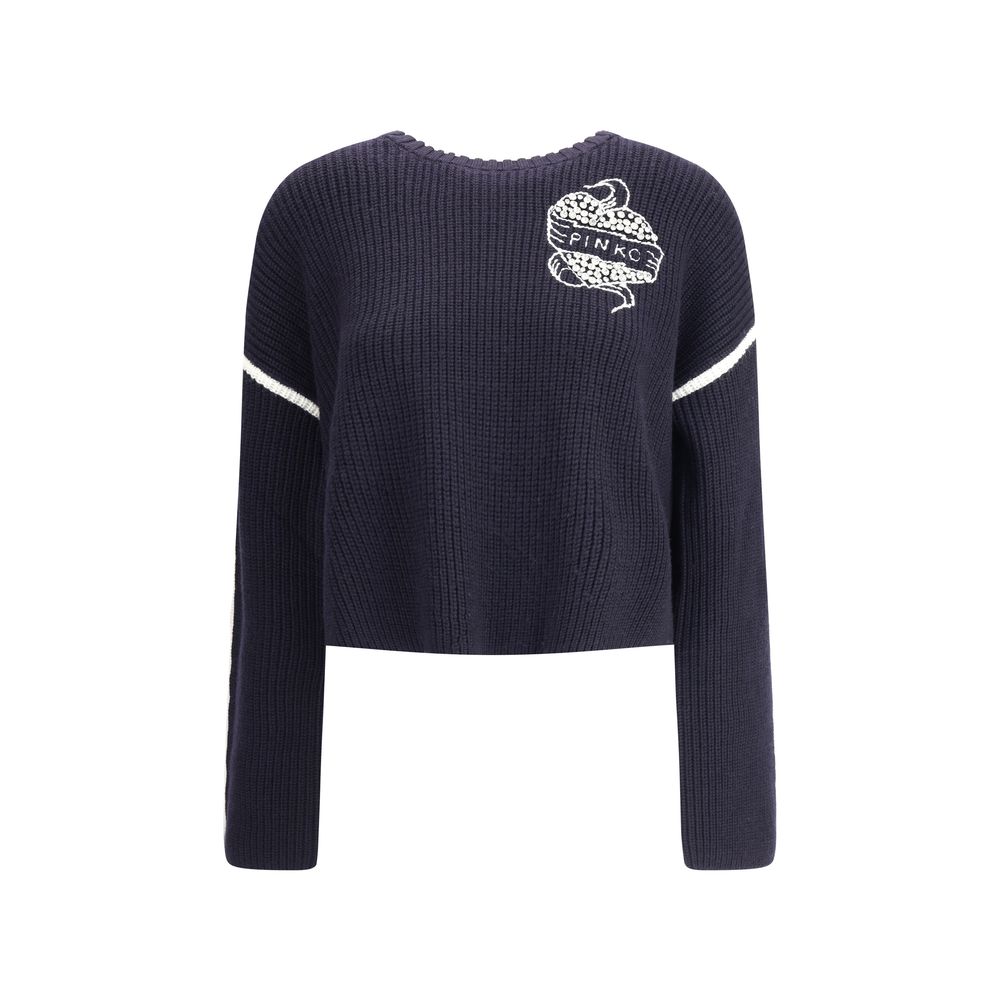 Blue Wool Sweatshirt