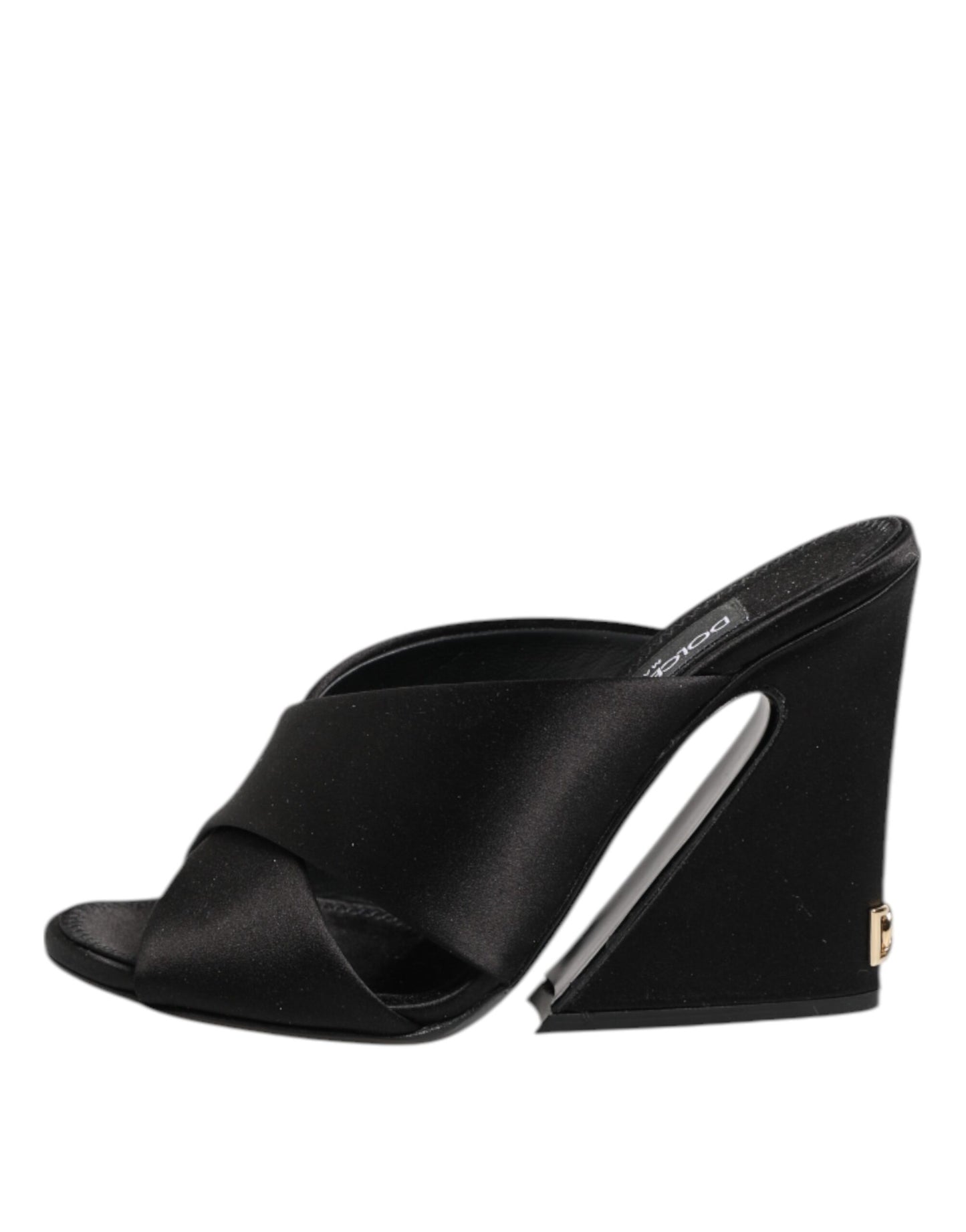 Black Keira Baroque High Heel Sandals Shoes