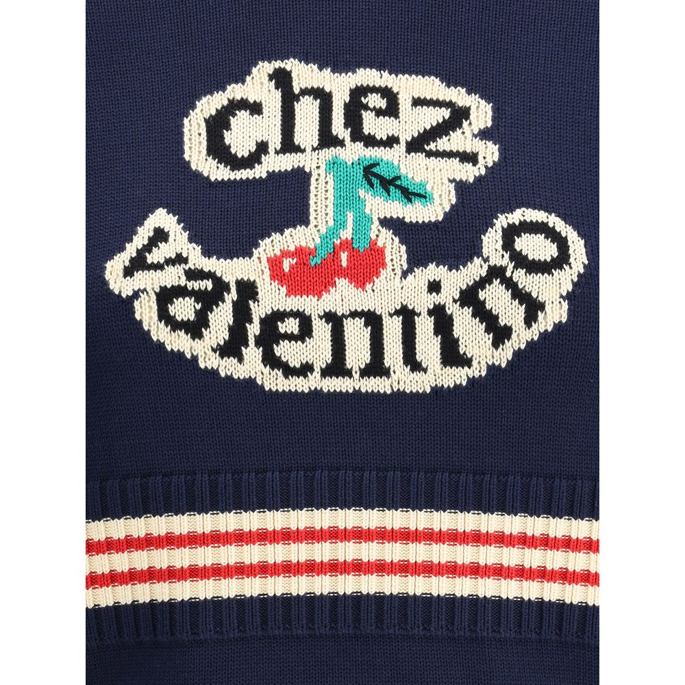 Blue Cotton Sweatshirt