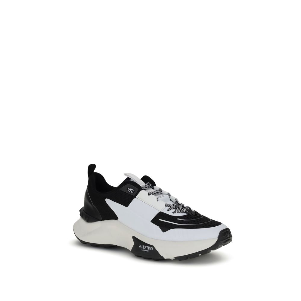 Multicolor Polyester Athletic Sneakers