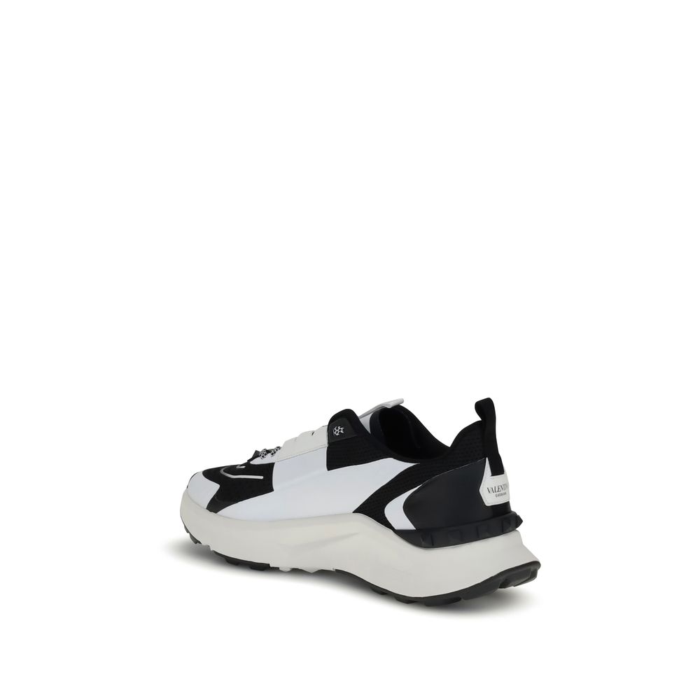 Multicolor Polyester Athletic Sneakers