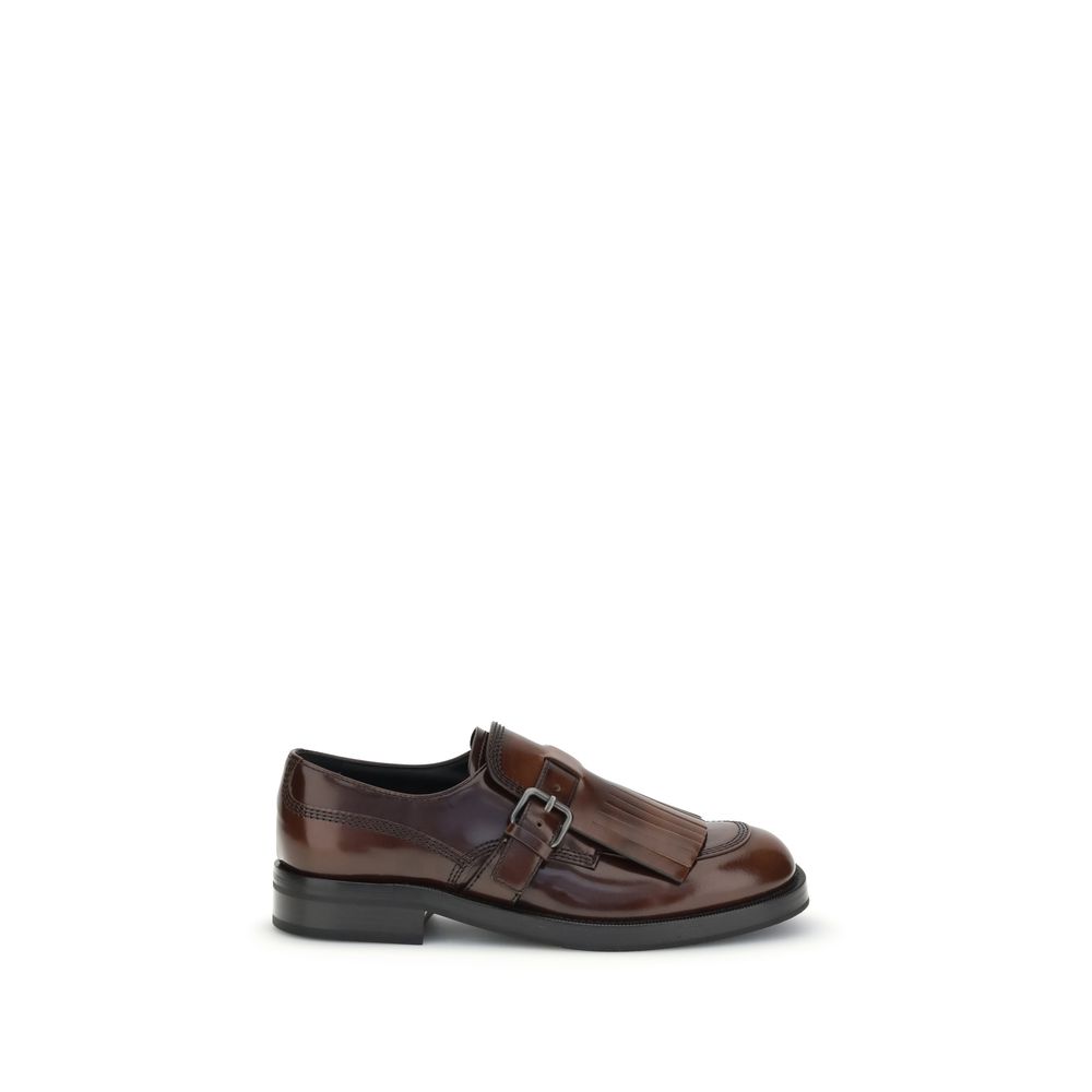 Brown Calf Leather Bos Taurus Oxfords And Derbies