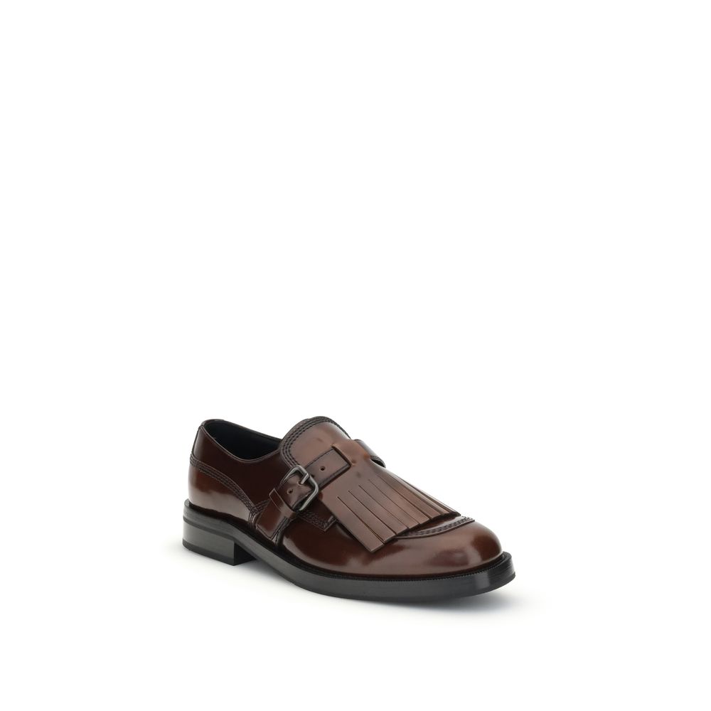 Brown Calf Leather Bos Taurus Oxfords And Derbies