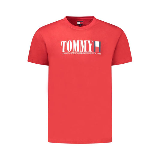 Red Cotton Men's T-Shirt