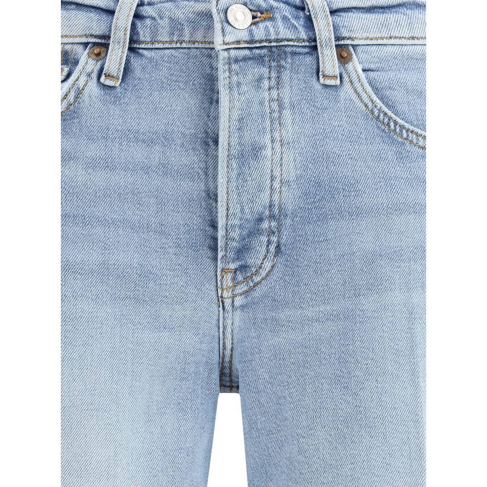 Blue Cotton Jeans Denim