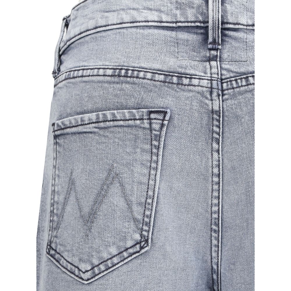 Gray Cotton Jeans Denim