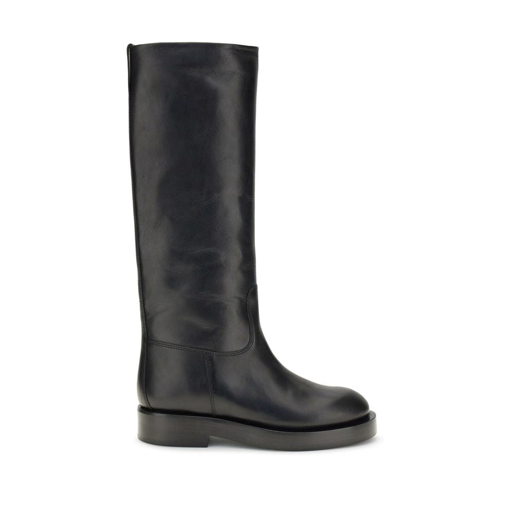 Black Leather Boots